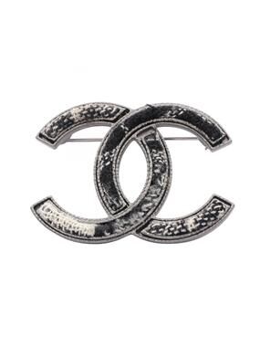 Chanel A13A Coco Mark Brooch Stainless #282025C57B
